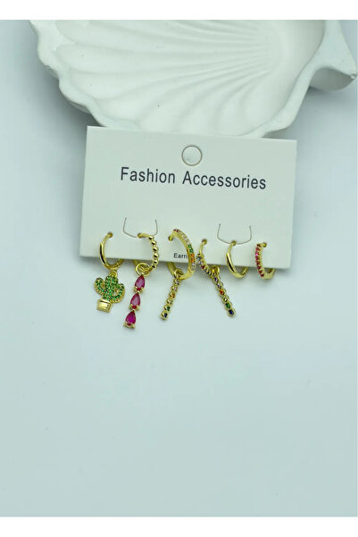 BİJU YILMAZ أقراط في آي بي جولد المكونة من 6 قطع - 25-vip111