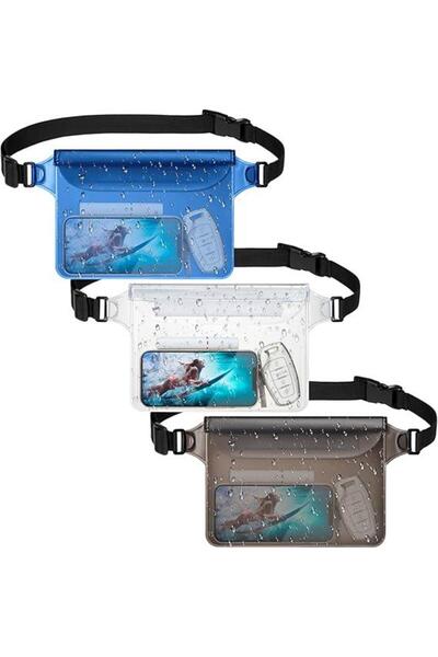 Arabest حقيبة خصر مقاومة للماء، جراب مقاوم للماء مع حزام خصر قابل للتعديل، لل...