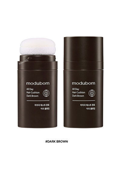 modubom All Day Hair Cushion - Siyah Susamlı Kapatıcı Saç Pudrası 16 gr #DARK...