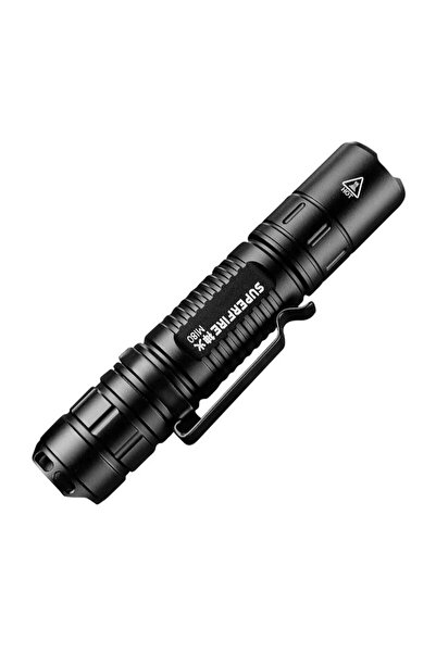 Supfire Lanternă Superfire MI80-S, 3W, 300 lm, IP44, încărcare USB-C, neagră