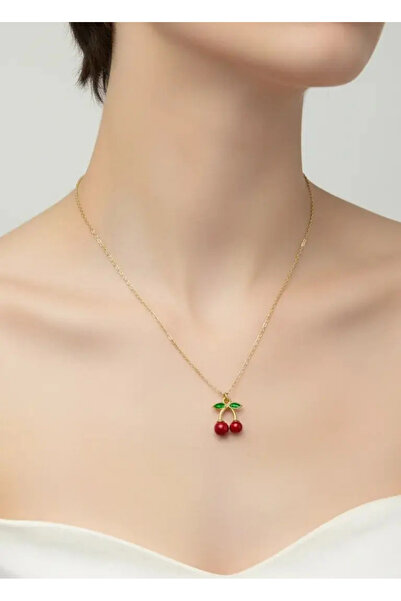 BİJU YILMAZ قلادة الكرز المزدوجة من شوبينغ - 25-xpk46