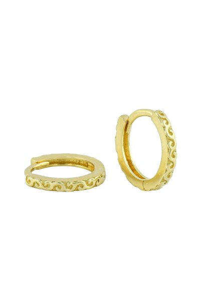 Altınkaynak 14 Ayar Altın Tasarım Küpe - 0205117