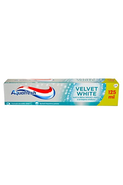 Sensodyne Set of 4 Aquafresh Toothpaste, Velvet White, 125 ml