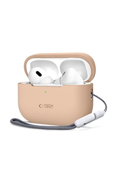 Tech-Protect Husă din silicon pentru AirPods Pro/Pro 2 - Caffe Latte
