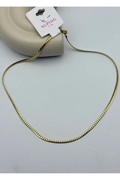 BİJU YILMAZ قلادة إيطالية من الذهب المنسوج من Xuping - 25-xpk60