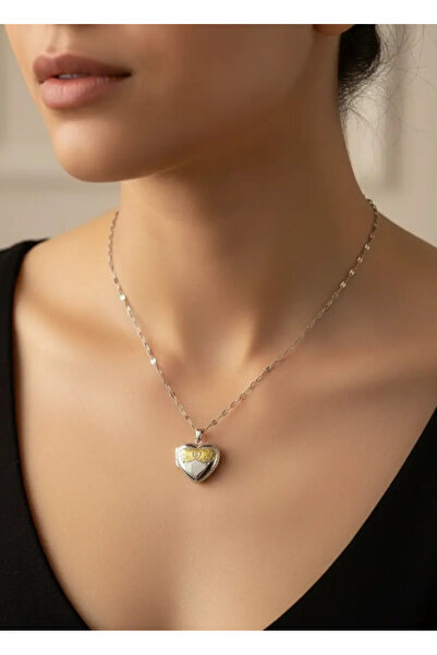 BİJU YILMAZ Steel silver picture necklace - 25-clkk102