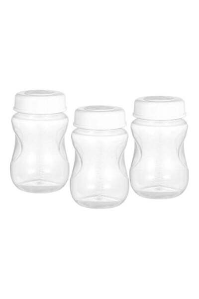 Generic 3-Piece Breast Milk Bottles With Leak Proof Lid