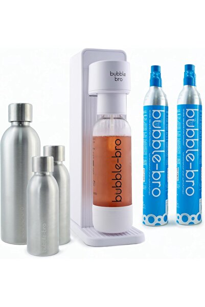 bubble-bro bubblebro Versa Stainless Steel Edition - 2×60L CO2 Cylinders, 2×1...