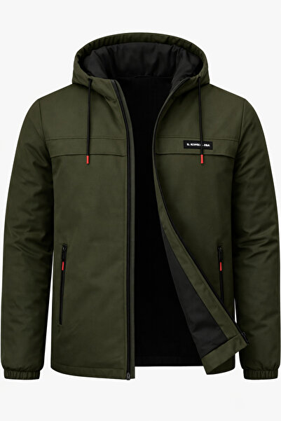 Boymen Jachetă impermeabilă pentru bărbați, haină de ploaie premium