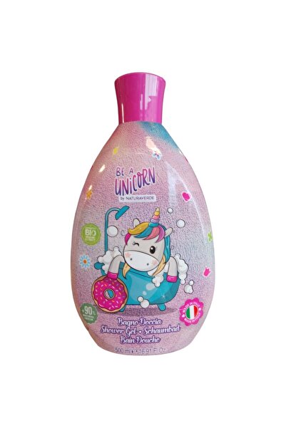 Naturaverde Set of 2 x Kids Be a Unicorn Shower Gel, for Children, 500 ml