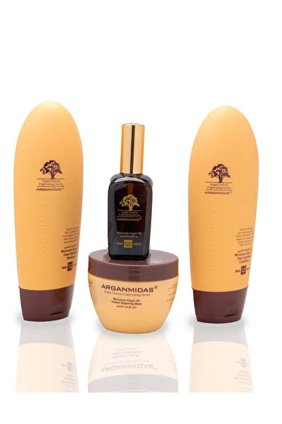 Arganmidas مجموعة العناية اليومية بالشعر من أرجان ميداس