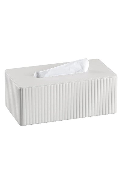 Arabest PU Leather Tissue Box,Rectangle Tissue Box Holder for Bathroom Bedroo...