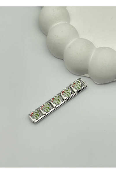 BİJU YILMAZ Çelik Silver Bursaspor İtalyan Nomi Charm - 25crm1963