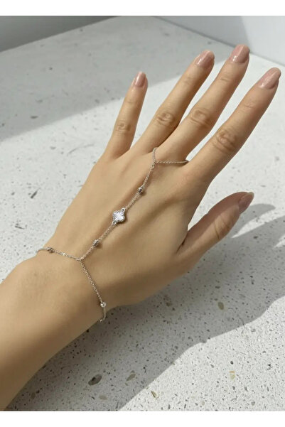 BİJU YILMAZ Steel silver clover shahmeran - 26shm07