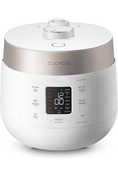 Cuckoo طنجرة أرز مزدوجة الضغط مع خاصية التسخين CRP-ST1009FW