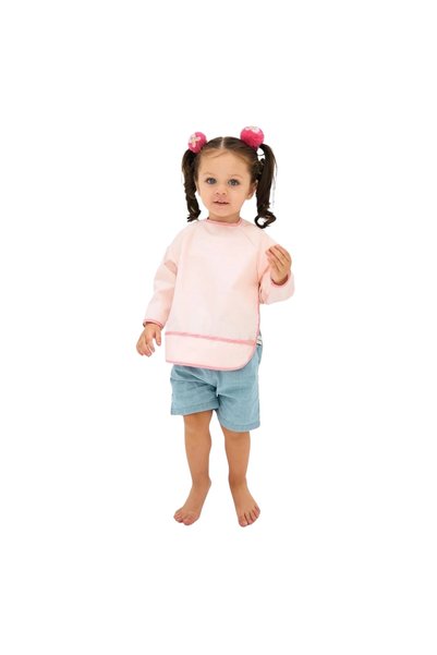 miniboni Long Sleeve Apron - Short Sleeve Apron Set - Pink