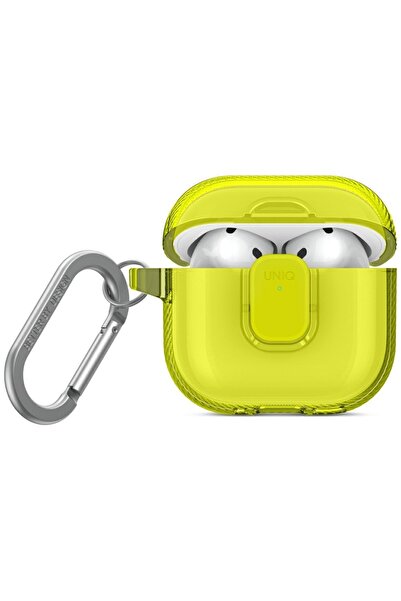 Uniq Case Husă Uniq Glase Pro AirPods 4 - Galbenă, protecție elegantă pentru ...