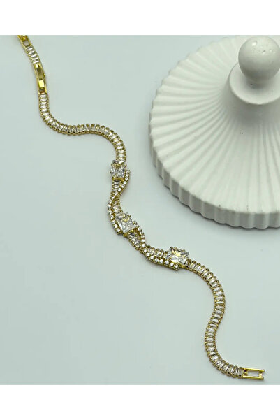 BİJU YILMAZ سوار سيليك جولد باجيت ستون واتر رود - 25-blk110