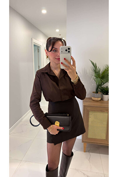 BİRCANÇİL Vanne Coffee Premium Padded Shirt