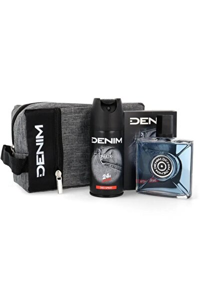 Denim Caseta Cadou Barbati Black, After Shave 100 ml, Deodorant Spray 150 ml,...
