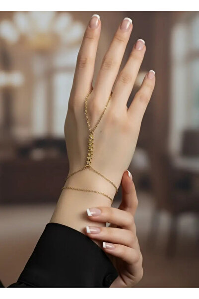 BİJU YILMAZ شاحمران ذهبي من الفولاذ - 25shm01