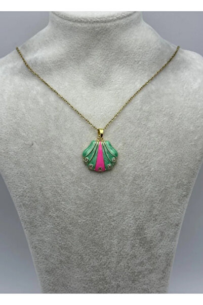 BİJU YILMAZ Steel Gold Crispy Necklace - 25-Ctr291