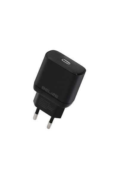 Beline 30W USB-C GaN Charger, Fast Charge, Compact Design, Black