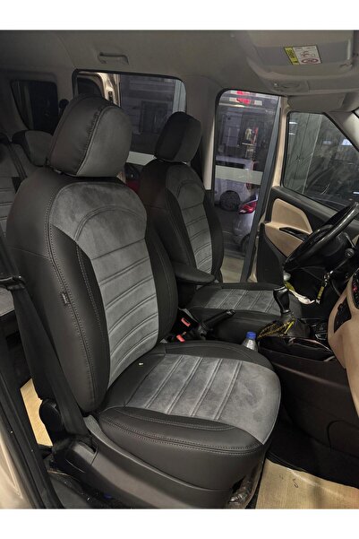 AKINCI غطاء مقعد السيارة المتوافق مع حزمة بريميو لسيارة فيات دوبلو 2012-2022