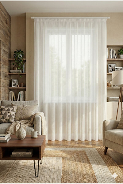 Miabella Home Κουρτίνα από τούλι Λευκή κουρτίνα από τούλι Κουρτίνα σαλονιού Α...