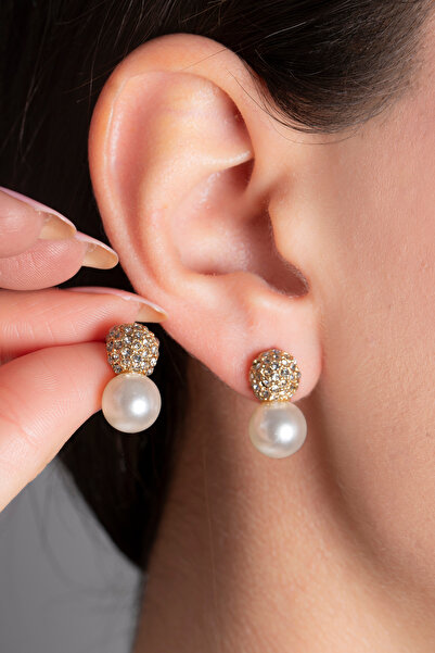 Elika Silver İnci Model Zarif Bijuteri Küpe