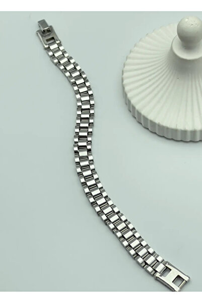 BİJU YILMAZ Steel Silver Men's Tag -25-Blke02