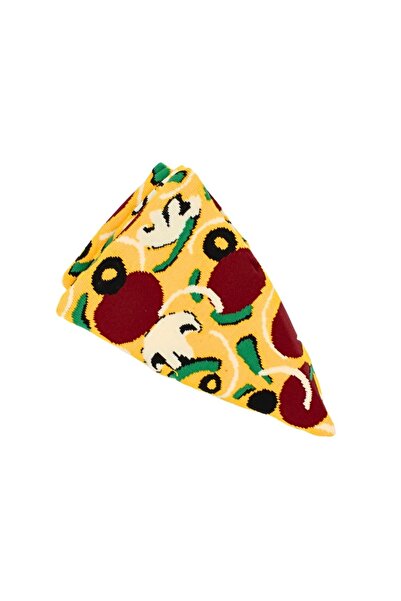 Ginza Șosete amuzante cu pizza NomNom – Șosete unisex amuzante, mărime univer...