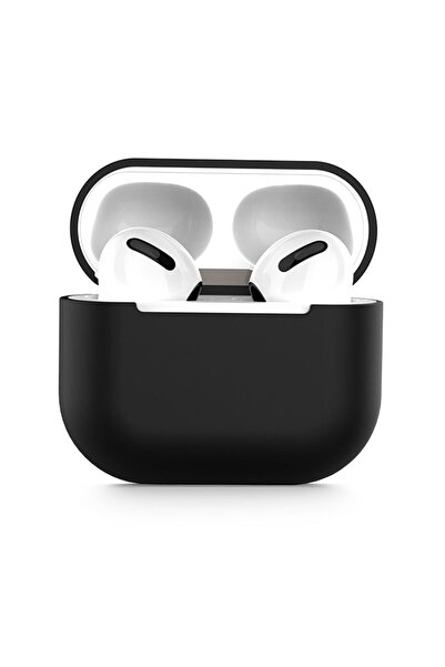 Tech-Protect Θήκη Icon για Apple AirPods 3, μαύρη, σιλικόνη