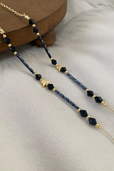 SAVETTE Gözlük Zinciri Kelebek Figürlü Özel Tasarım Hediyelik Aksesuar Gözlük...