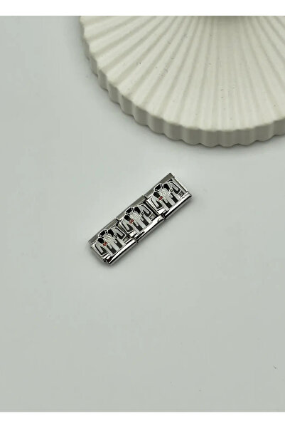 BİJU YILMAZ Çelik Silver Bjk İtalyan Nomi Charm - 25crm1903