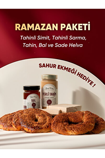 İNANÇ FIRIN Ramazan Paketi | Tahinli Simit, Tahinli Sarma, Tahin, Bal ve Sade...