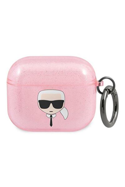 Karl Lagerfeld Glitter Case for Apple AirPods 3 - Pink Edition