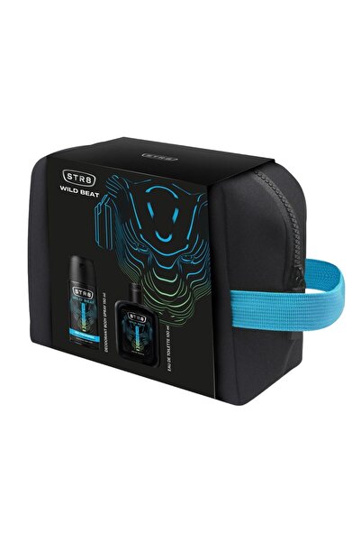 str8 Caseta Cadou Barbati Wild Beat, Apa de Toaleta 100 ml, Deodorant Spray 1...
