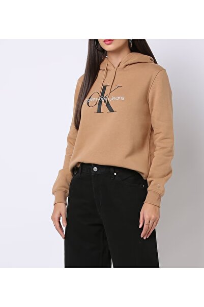 Calvin Klein Jeans Womens Brown Sweatshirt