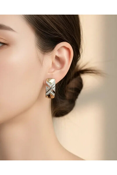 BİJU YILMAZ أقراط روز ستون من شوبينج - 25-xpkp122