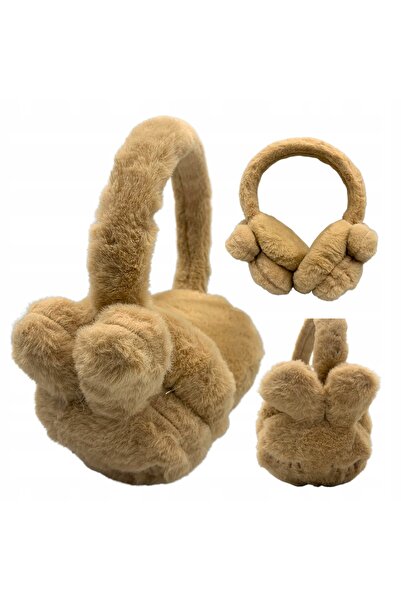 Other Winter Women's Children's Rabbit Fur Warm Plush Earmuffs