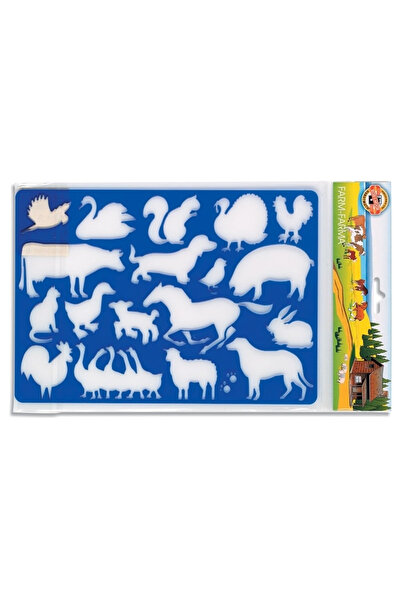 OEM Farm Animals Template, 26.5x18.5 cm - Koh-I-Noor