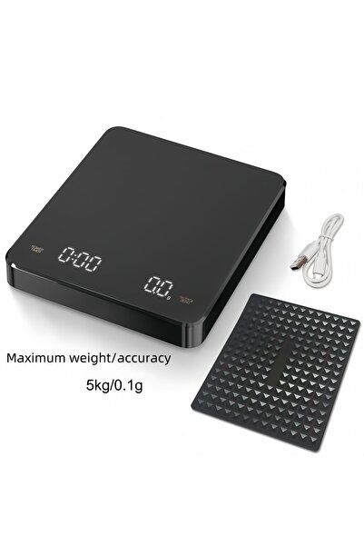Choice1 5kg 0.1g High-precision Electronic Coffee Scale with Waterproof Pad L...