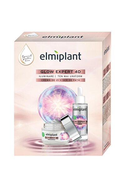 ELMIPLANT Glow Expert 4D Women's Gift Box, Day Cream 50 ml, Face Serum 30 ml