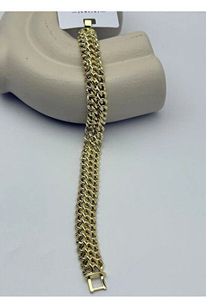 BİJU YILMAZ Xuping Gold Örgü Zincir Bileklik - 25 -xpb89