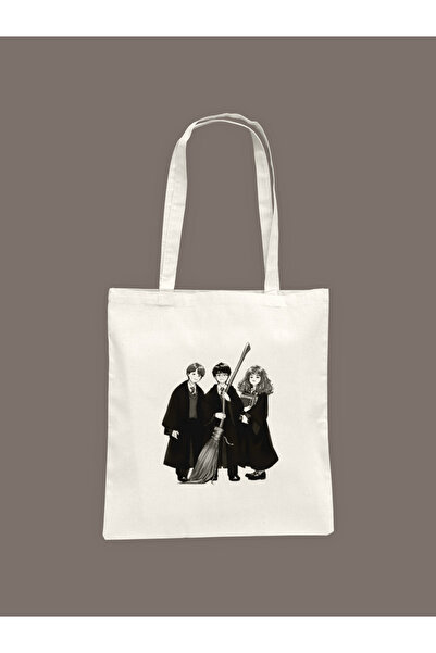Hayali Şeyler Harry Potter Baskılı Bez Çanta