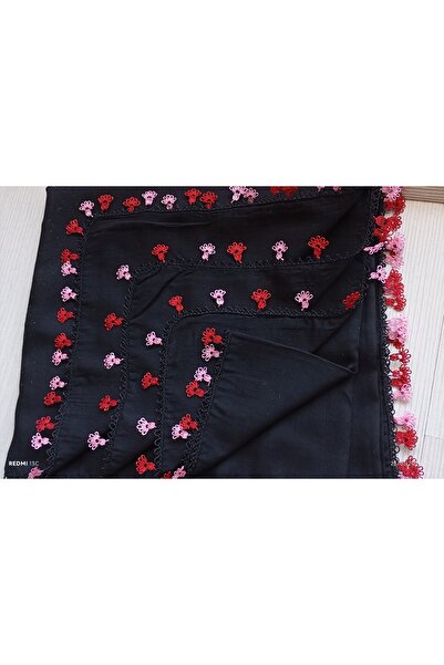 REYYAN İğne oyalı siyah yazma