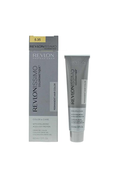 Revlon , Revlonissimo Colorsmetique, Permanent Hair Dye, 5.35 Light Amber Bro...