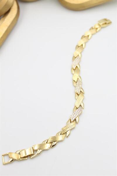 MENESSA سوار شوبينج المرصع بالأحجار - ذهبي