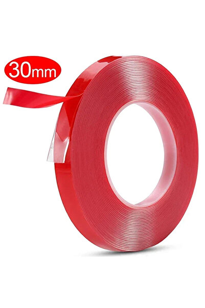 Choice4 30mm x3m Double Sided Tape Strong Fixation Transparent Tape Waterproo...